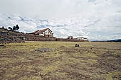 Chinchero, the colonial church erected on Incan walls